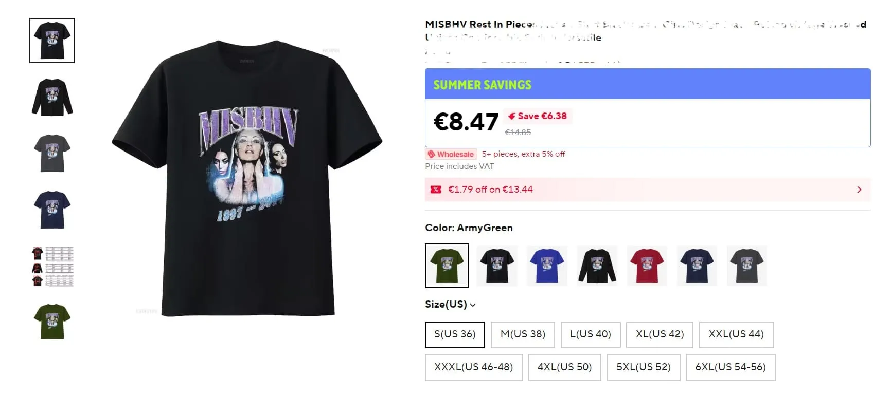 Eine Fälschung für 8 USD