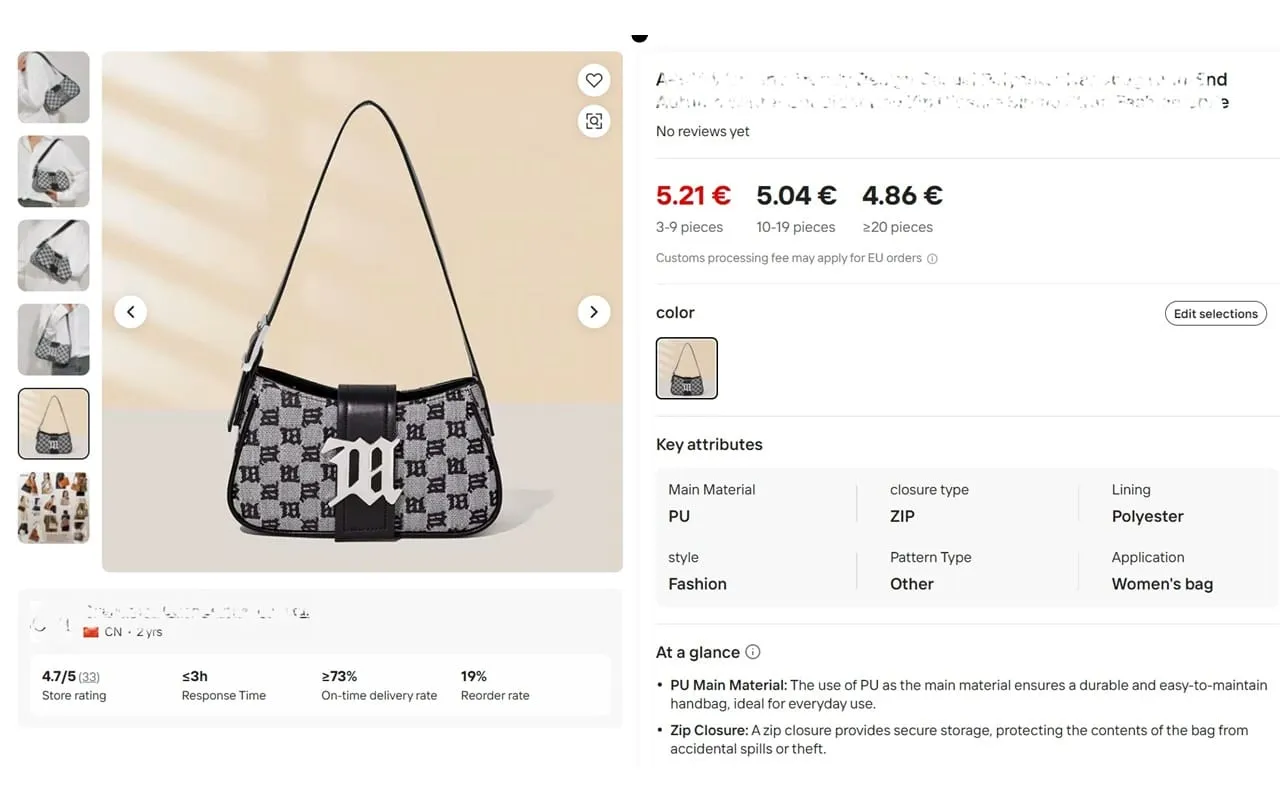Eine Fälschung für 5 USD